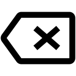 Backspace SVG Icon
